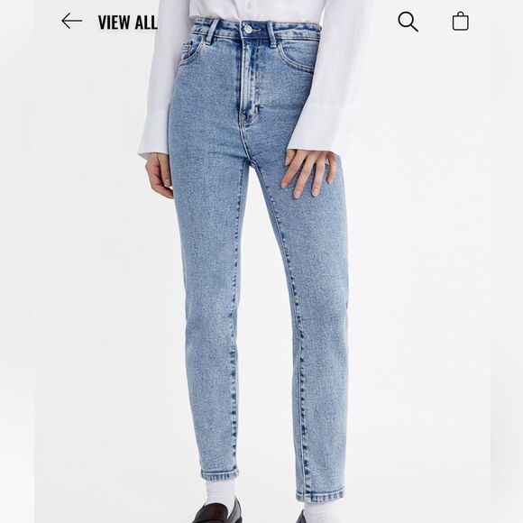 Stradivarius Moms Slim Fit Standard Size 4 Nwt‎ - Picture 2 of 8